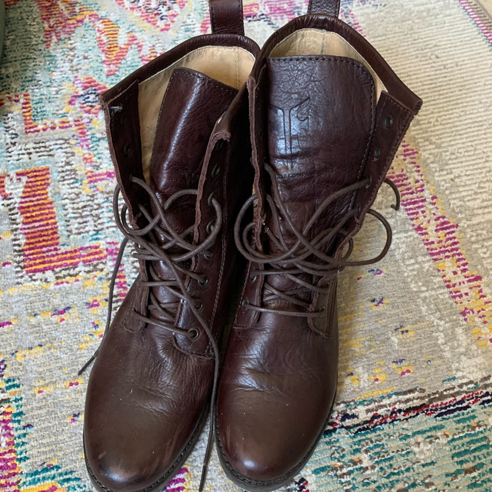 Frye Combat Boots